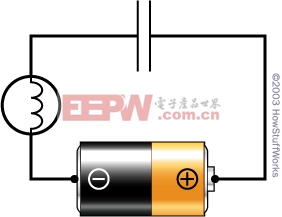 將電容器毗連到電路中