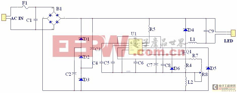 15W LED日光燈恒流驅(qū)動(dòng)方案設(shè)計(jì)