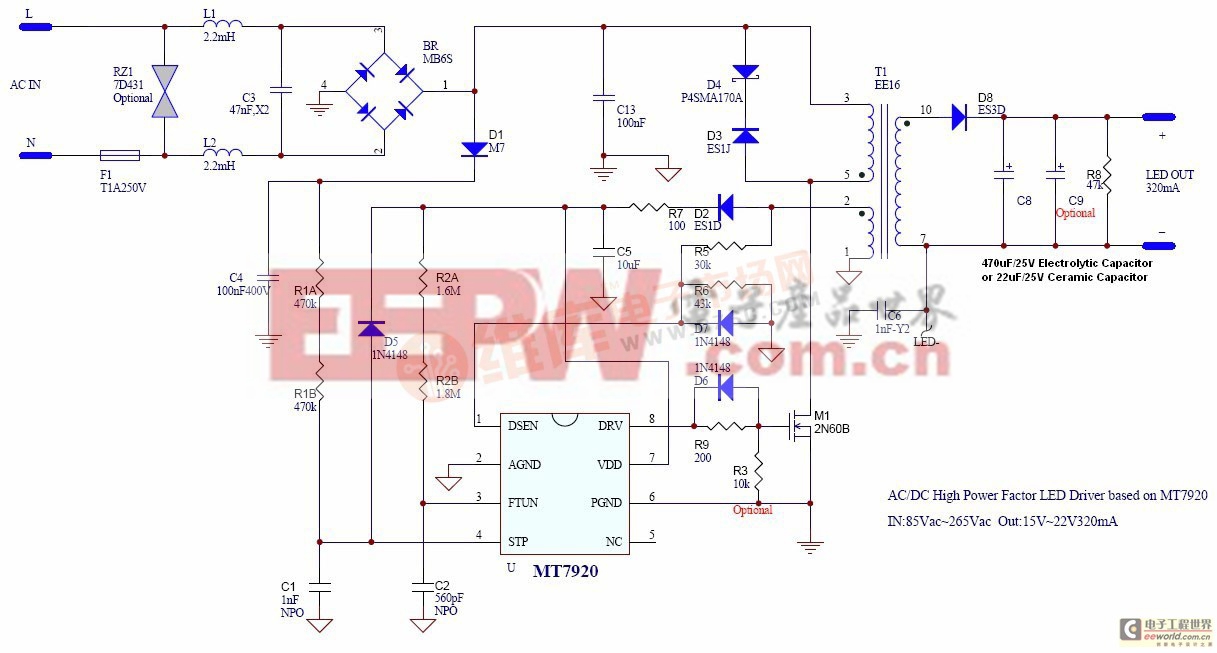 基于MT7920的斷絕LED驅(qū)動方案