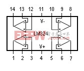 LM324四運放集成電路33UF 16V在種種電路中的應(yīng)用