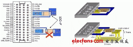 如何避免PCB設(shè)計(jì)限150UF 6.3V制D類放大器性能？