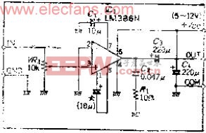 長(zhǎng)命命電解電容可在低壓下工作的0.5W音頻功率放大器